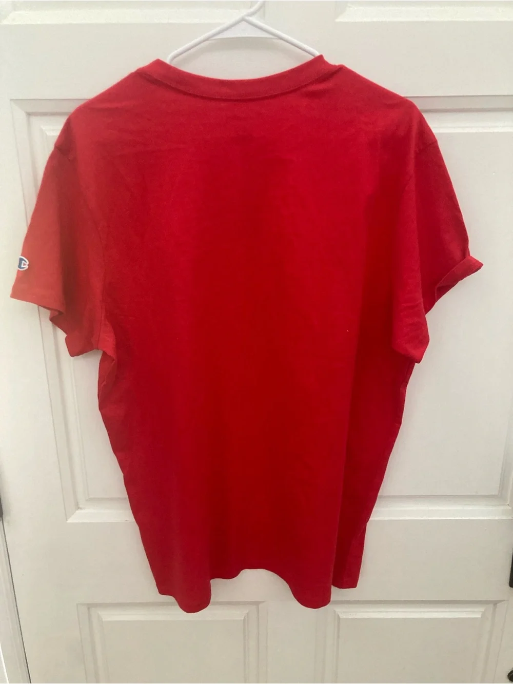 Champion Red Georgia Bulldogs Tee with Embroidered Chest Logos - Picture 3 of 3